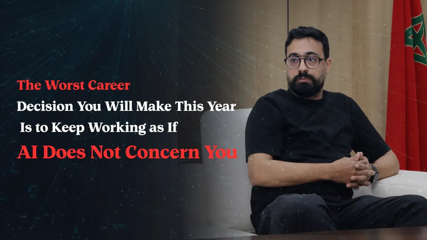 Fouad with a warning about the career risks of ignoring artificial intelligence